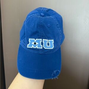 Disney blue monsters University baseball cap hat monsters Inc hat